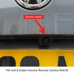 VW Golf 8 Estate Genuine Reverse Camera Retrofit VW Golf 8 Estate Genuine Reverse Camera Retrofit
